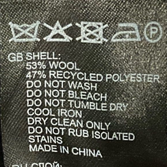 NWT Reiss Navy Brooks Belted Wool Blend Coat -Sz 10 - Picture 12 of 12